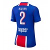 Paris Saint-Germain Achraf Hakimi #2 Hjemmedrakt Kvinner 2026-27 Kortermet